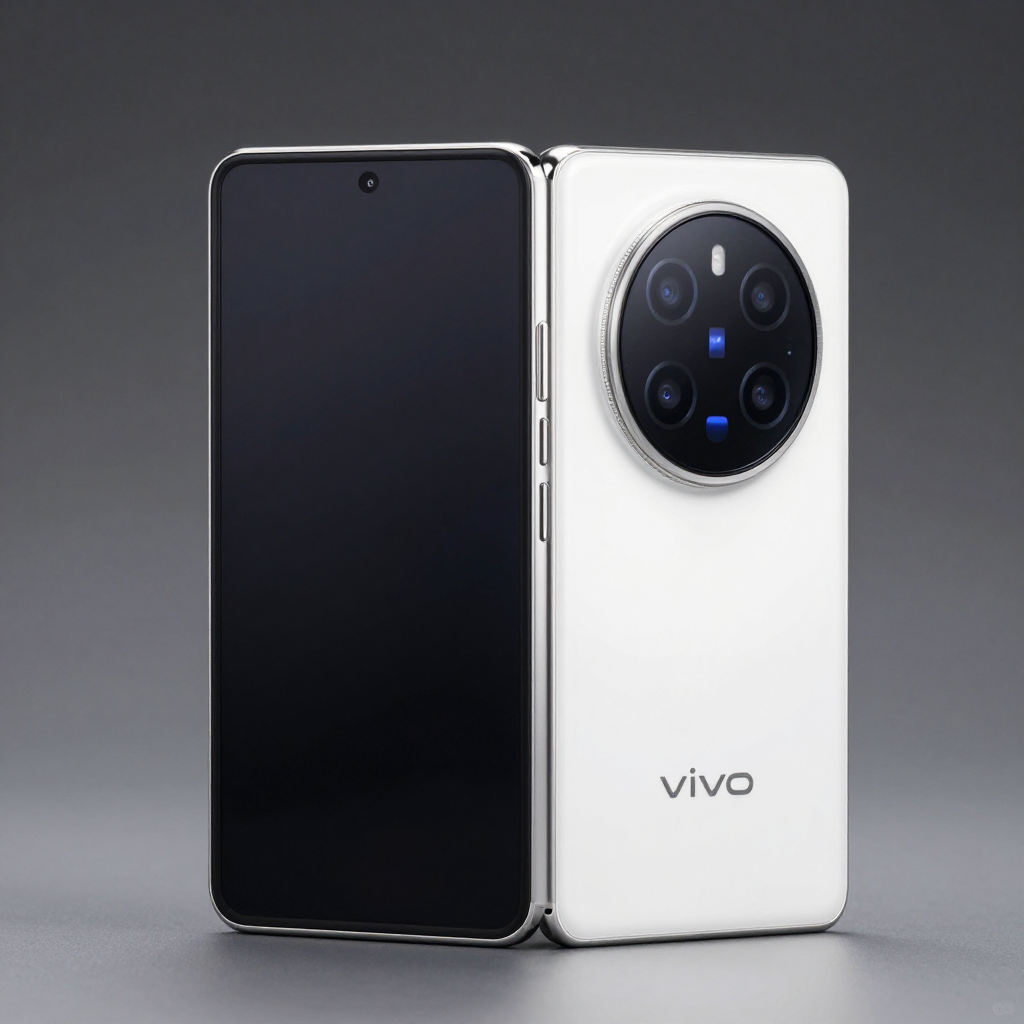 vivo X Fold4 展开态与折叠态展示