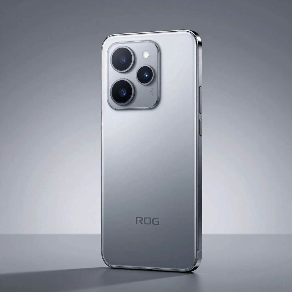 ROG Phone 7 游戏场景实拍，展示RGB灯光与游戏画面