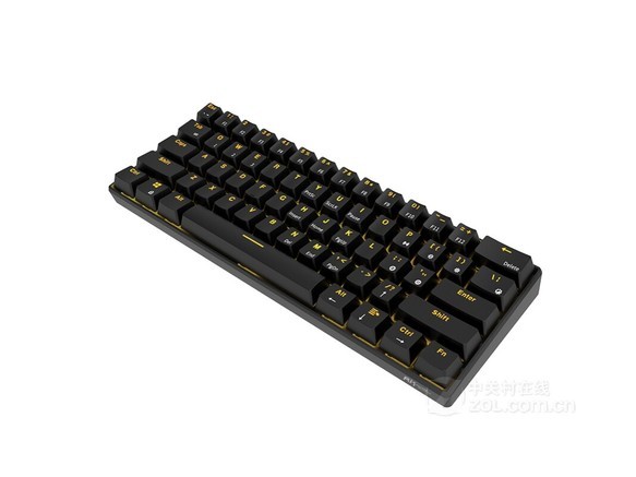 RK 61有线/蓝牙双模暗金版机械键盘（青轴） - 图片 4