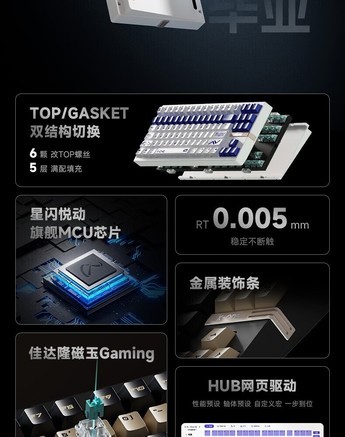 维咖K-ONE80 糖粉-磁玉Gaming(碳纤维定位板) - 图片 7