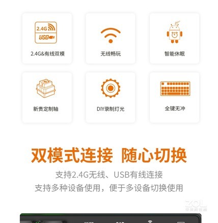新贵GM335无线机械键盘 - 图片 2