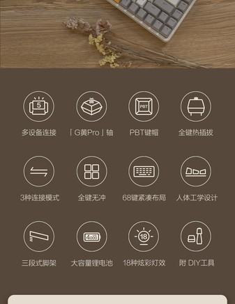 米物Z680三模游戏键盘 - 图片 5