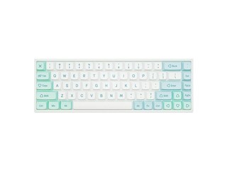 凯酷KC-84冰晶薄荷三模机械键盘（68键） - 图片 7
