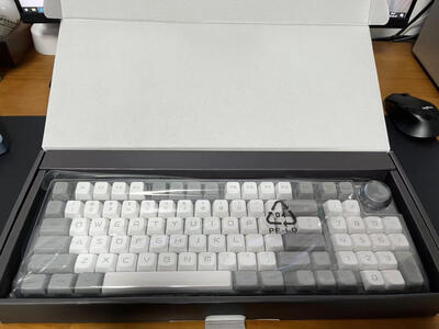 杜卡洛VN96三模机械键盘 TTC静音月白轴
