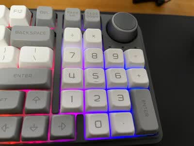 杜卡洛VN96三模机械键盘 TTC静音月白轴 - 图片 4