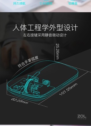 Metoo 无线静音鼠标 - 图片 6