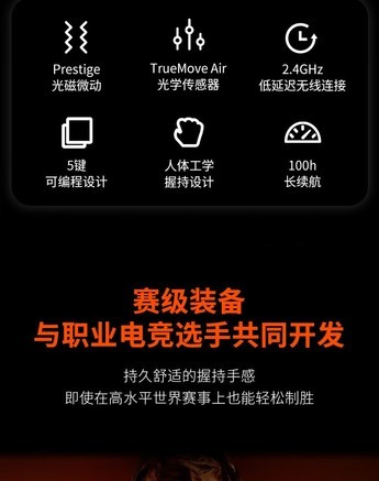 SteelSeries Prime Wireless Gaming Mou 迷你 - 图片 7