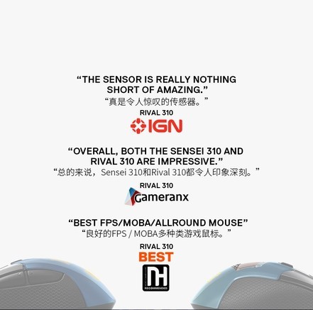 SteelSeries Rival 310 PUBG定制版游戏鼠标 - 图片 3