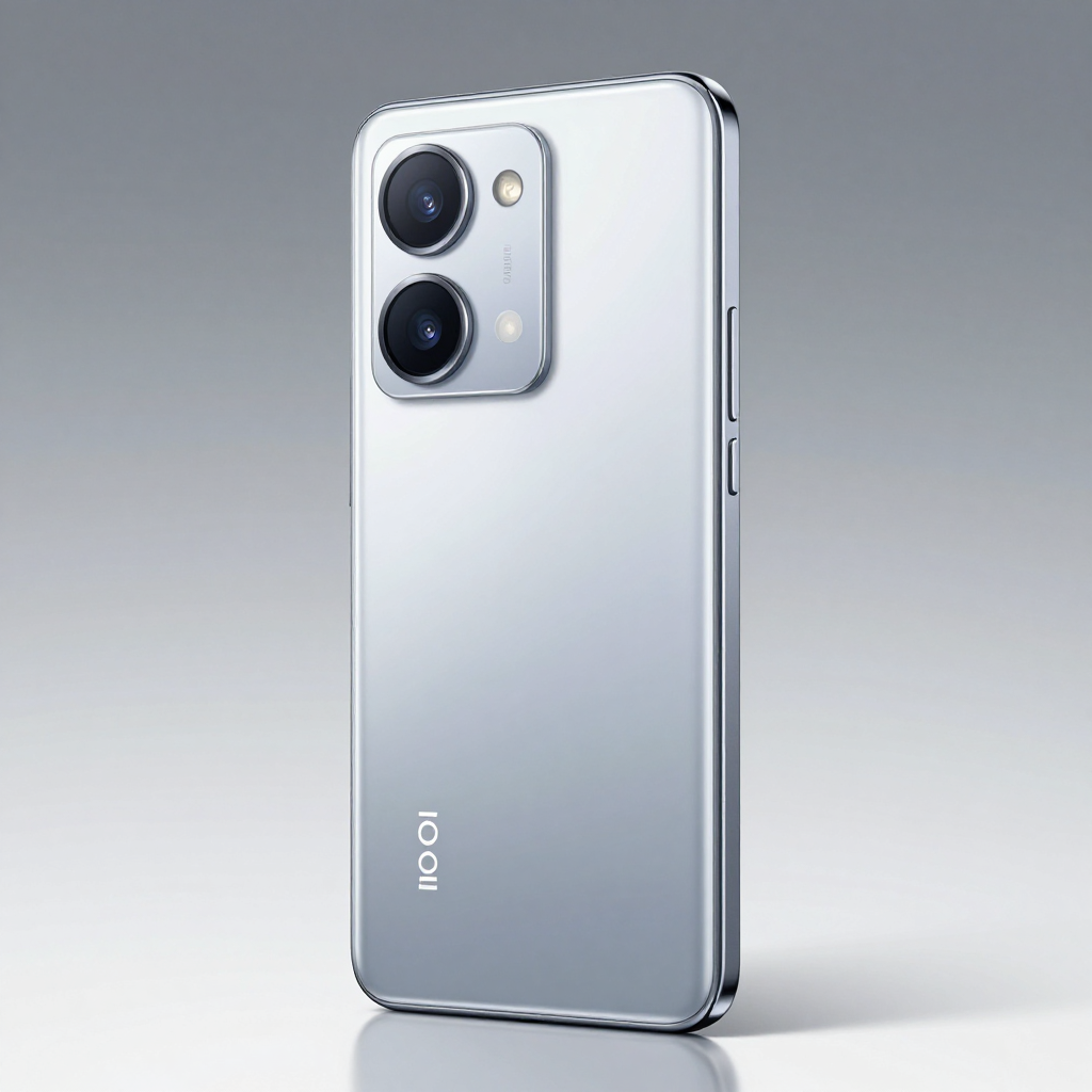 Redmi Note 13 Pro 和 iQOO Z8 的实物对比图，展示屏幕和机身设计