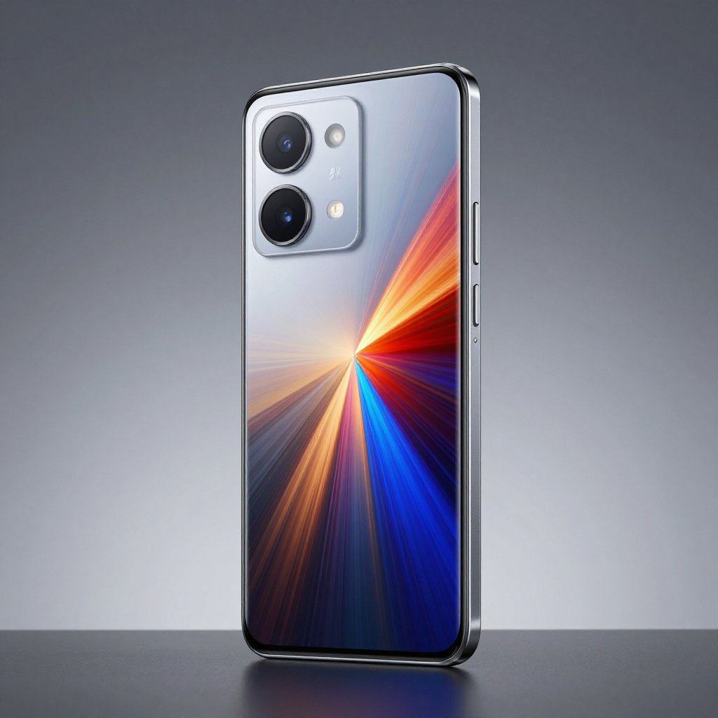 Redmi K70与iQOO Neo9外观对比展示，突出屏幕与机身设计