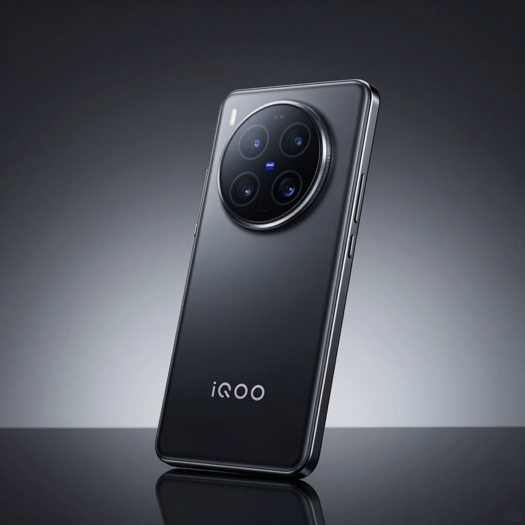 iQOO Neo9S Pro+ 游戏场景展示，屏幕显示高帧率游戏画面，机身散热良好