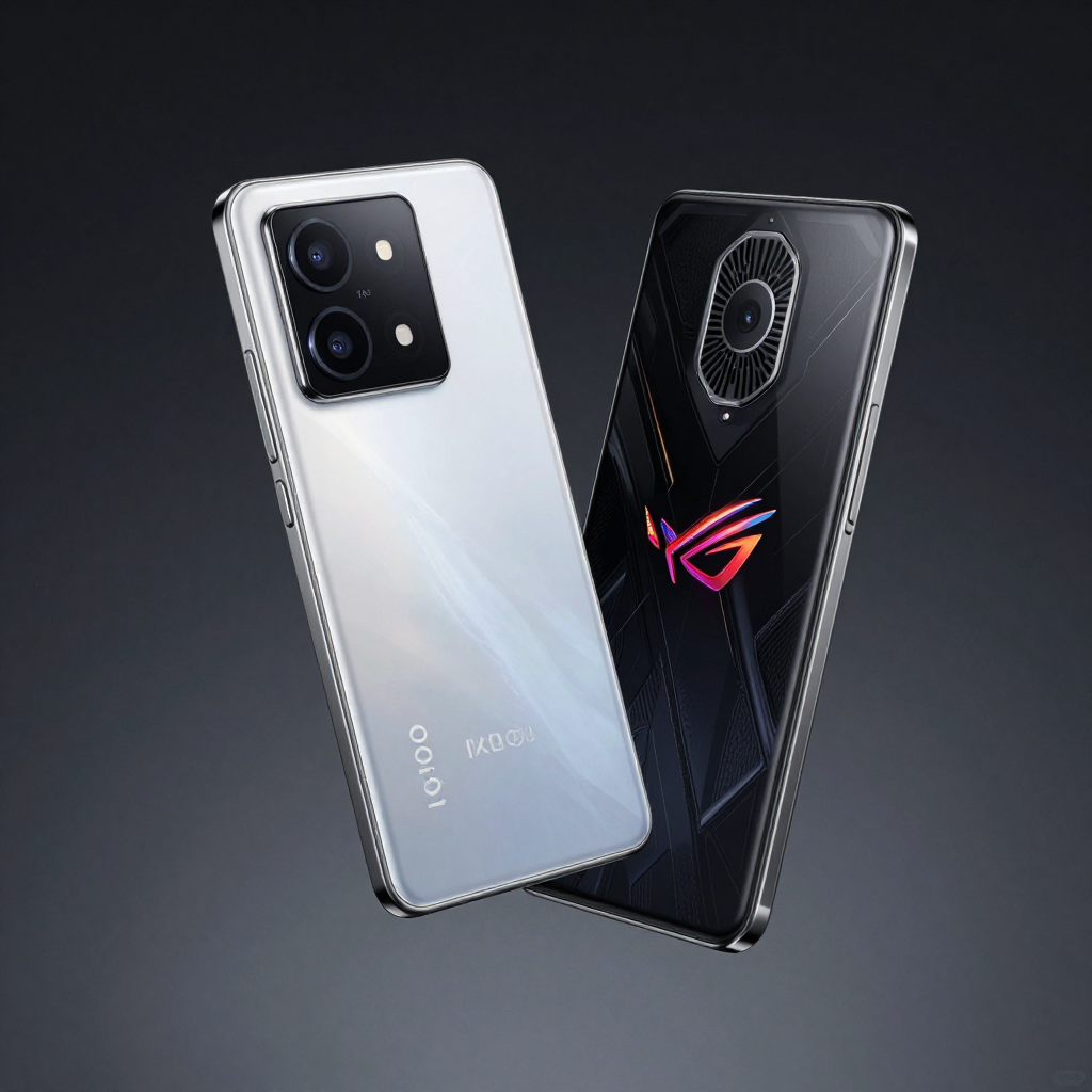 红魔9S Pro 与 ROG 8 Pro 外观对比图
