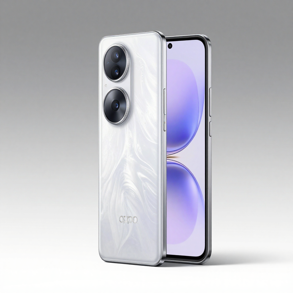 OPPO Reno11 5G 外观展示,突出轻薄机身与镜头模组设计