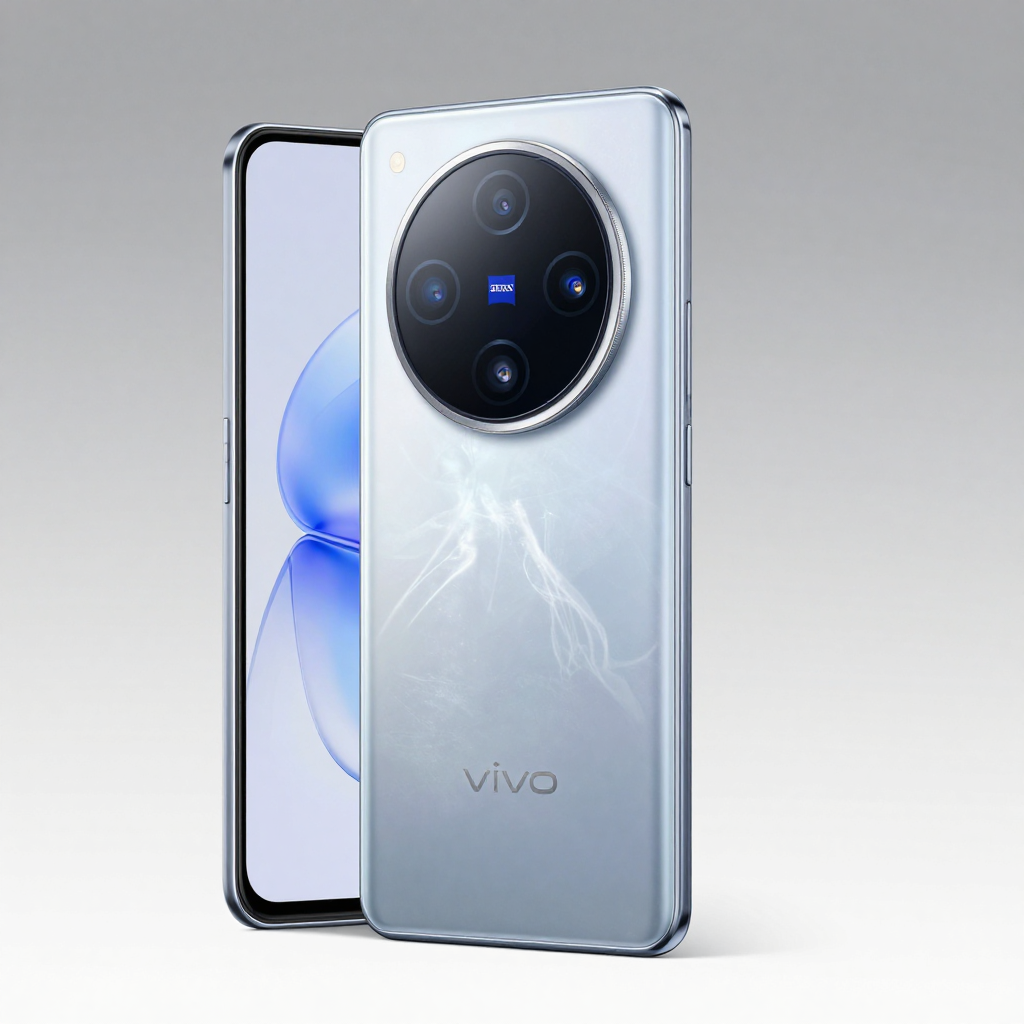 vivo S17与X90s外观对比展示，突出S17的轻薄设计和X90s的镜头模组