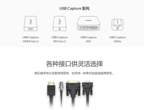 magewell magewell USB Capture SDI Gen 2 标准 声卡产品图片