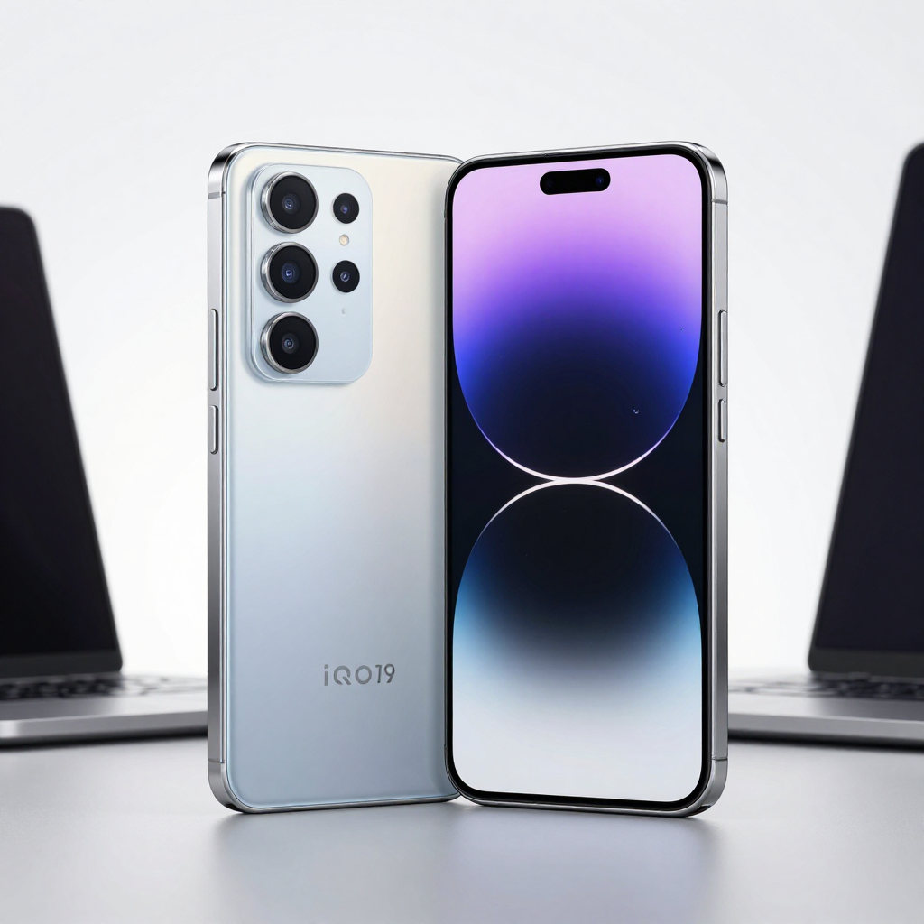 Redmi Note 14 Pro+与iQOO Z9的外观对比图，展示设计语言差异