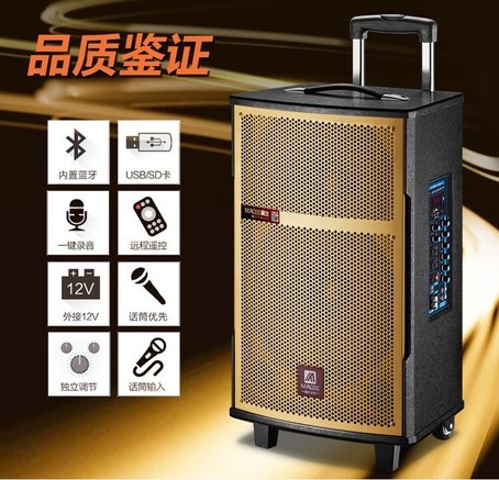 malone（曼龙）M210 15英寸音响M215+话筒耳麦+礼品 - 图片 2