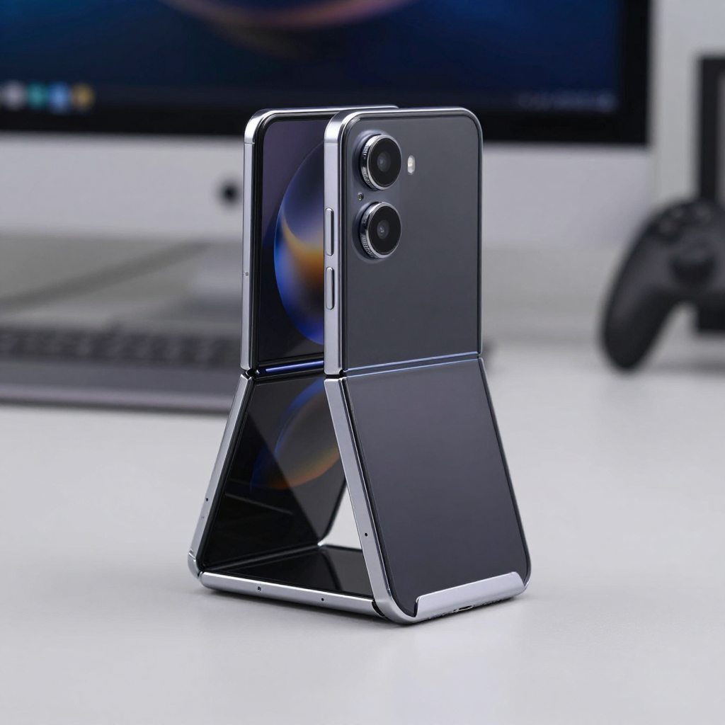 U-MAGIC Z Flip折叠后小巧外观展示