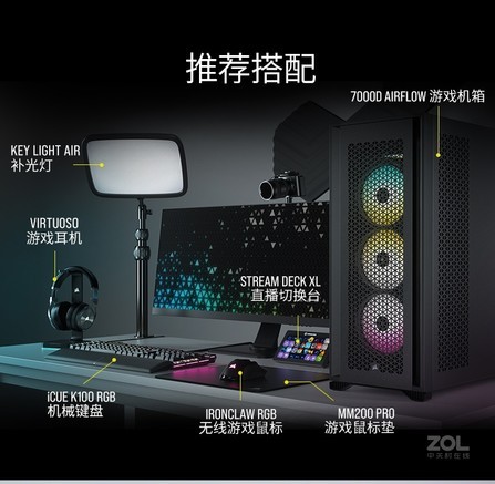 海盗船 海盗船7000D Airflow 机箱产品图片