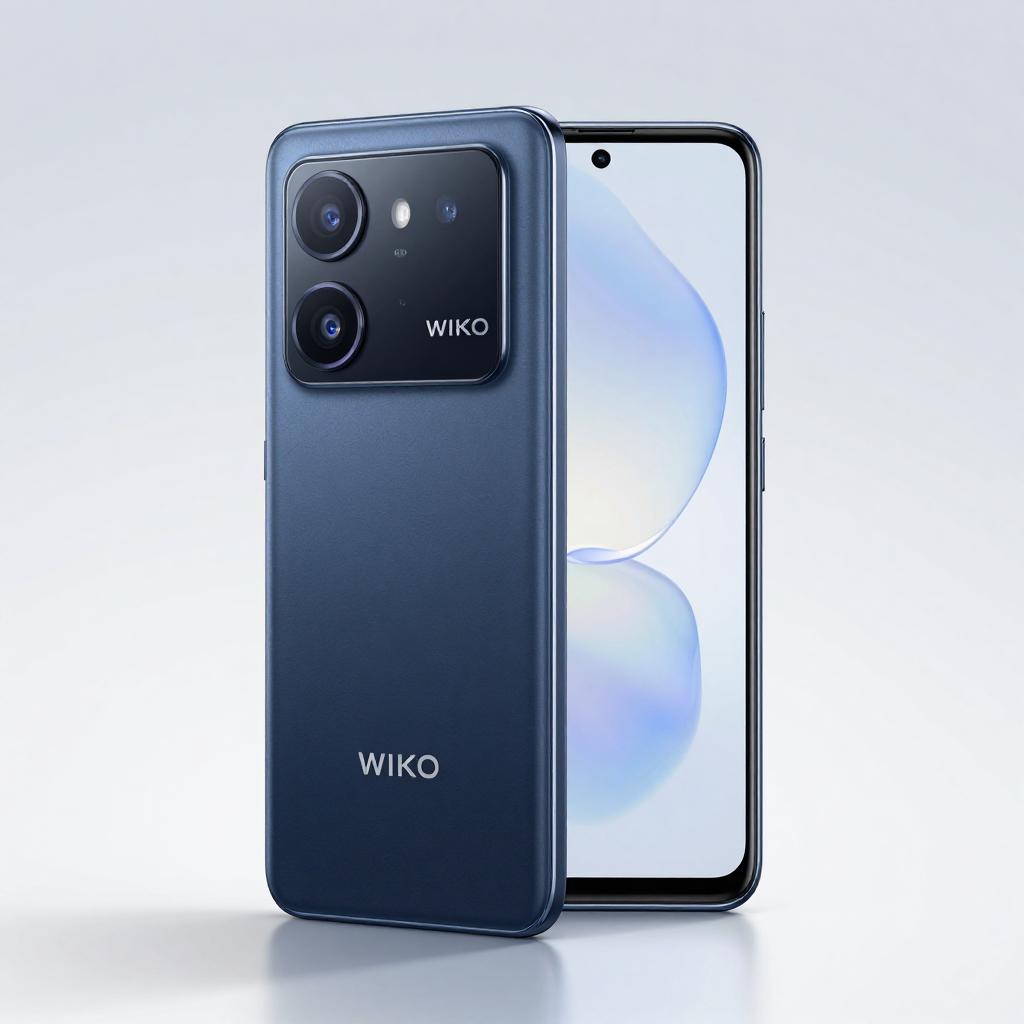 WIKO手机系列外观展示，包含不同配色与设计细节