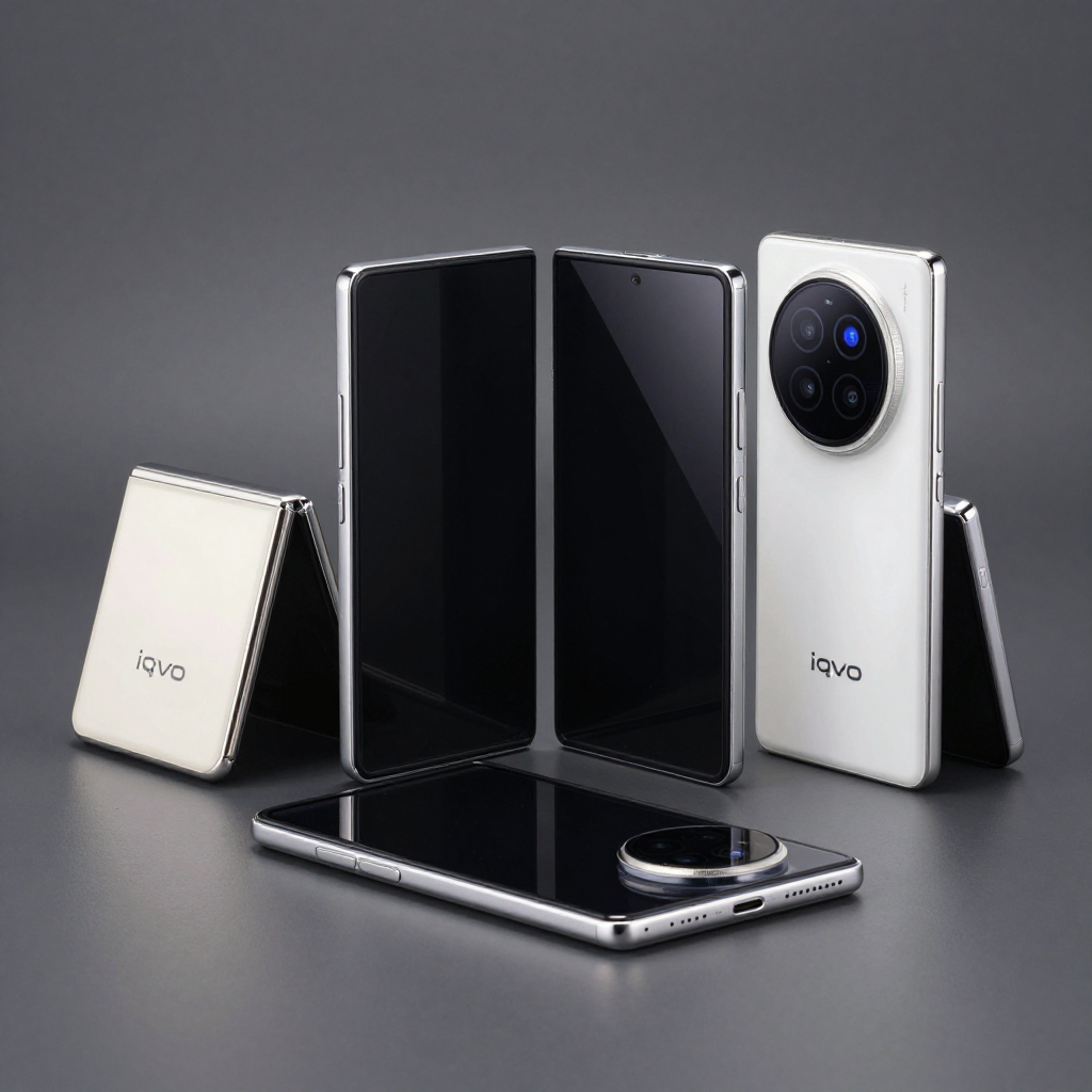 vivo X Flip 折叠状态下展示时尚外观与副屏交互