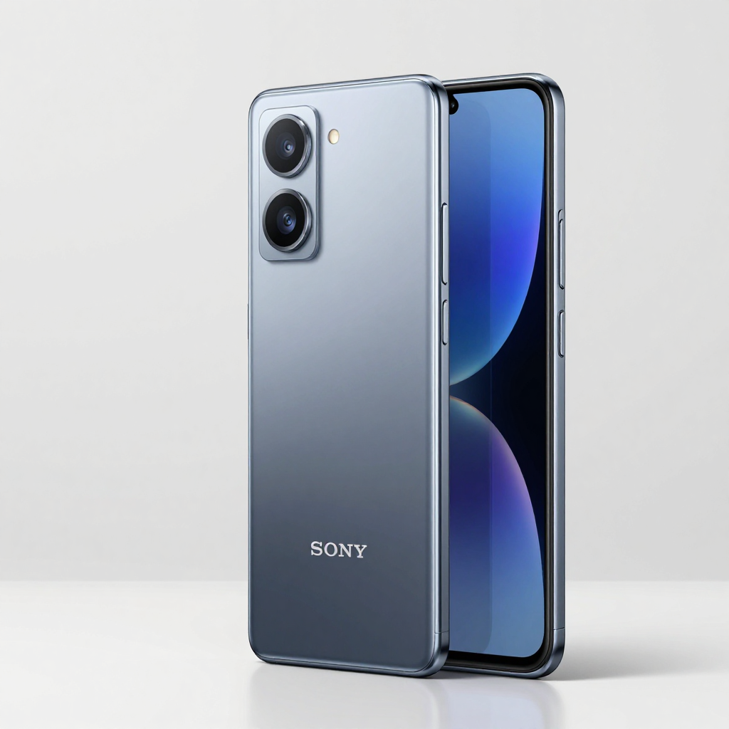 索尼Xperia 10 V与一加Ace 2的外观对比图，展示索尼的简约设计与一加的运动风格