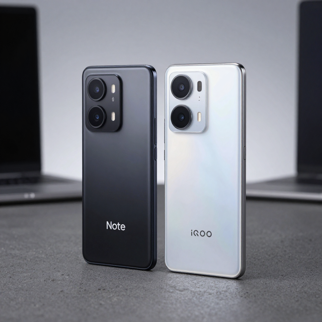 Redmi Note 13 Pro+ 与 iQOO Z8 外观对比展示