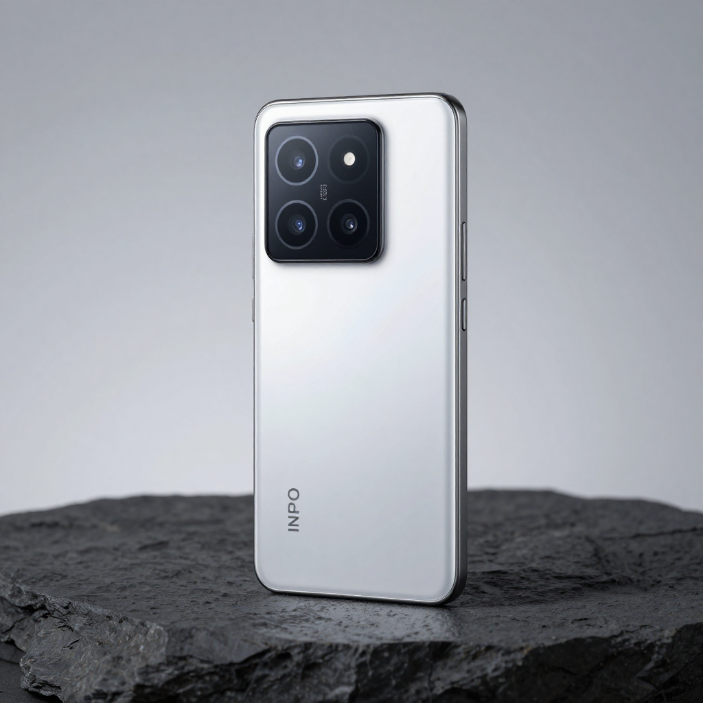 IPRO Z50 Pro手机外观展示，深蓝色机身，简约设计