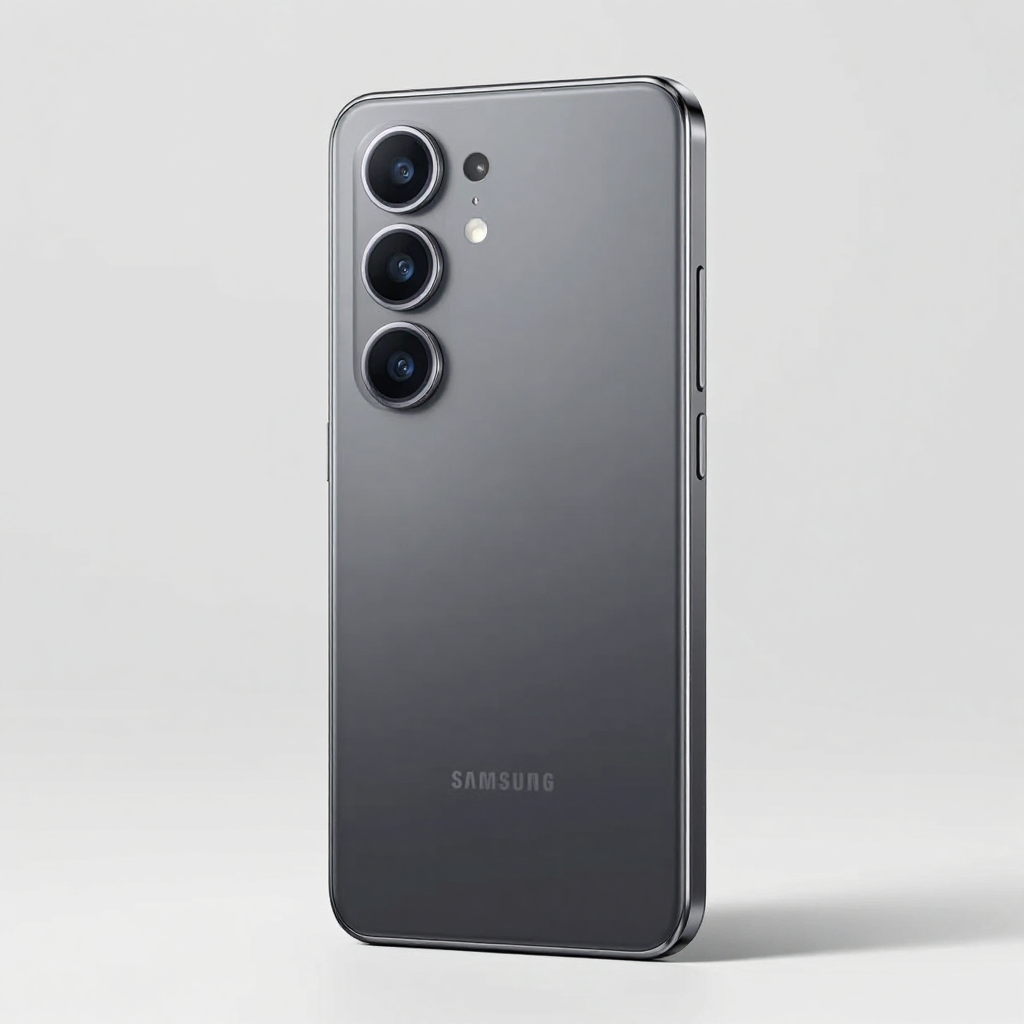 Samsung Galaxy A15 and A25 5G smartphones displayed on a minimalist desk with coffee