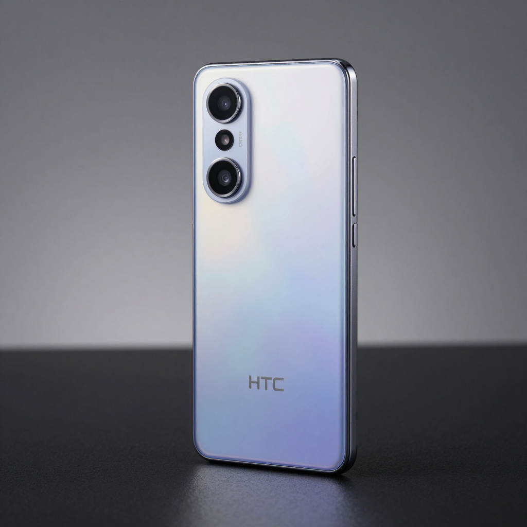 HTC手机工业设计细节展示，突出金属边框与玻璃背板的质感