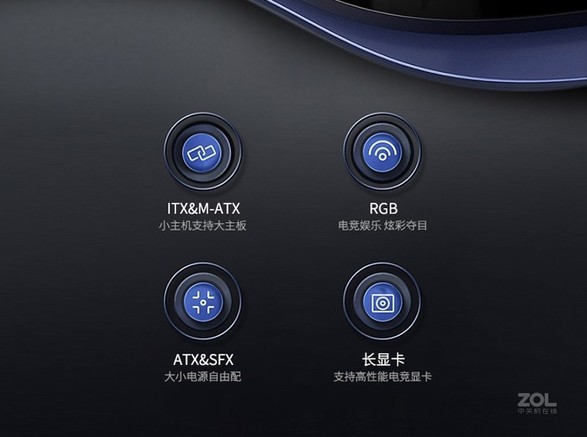 蓝宝石 蓝宝石NITRO M01 北极狐 机箱产品图片