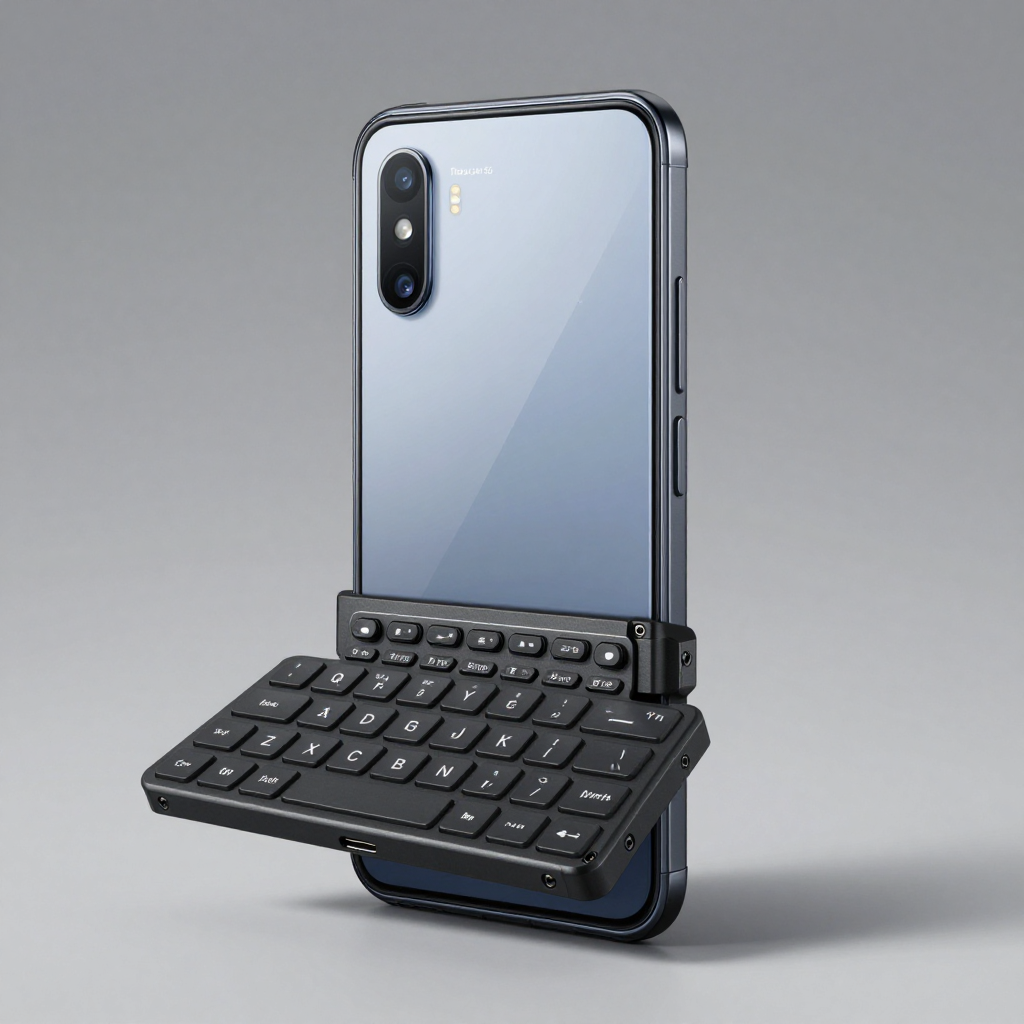 Unihertz Titan Lite 5G 实体键盘特写与机身设计展示