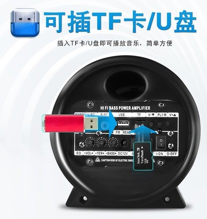 雅奇仕K05Y02 黑色 12V220V两用不带蓝牙版 - 图片 4