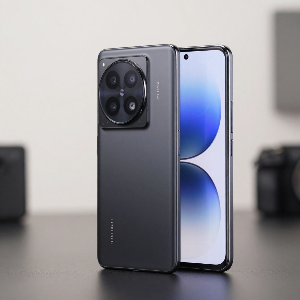 Redmi K60与iQOO Neo8外观对比展示，突出屏幕与机身设计