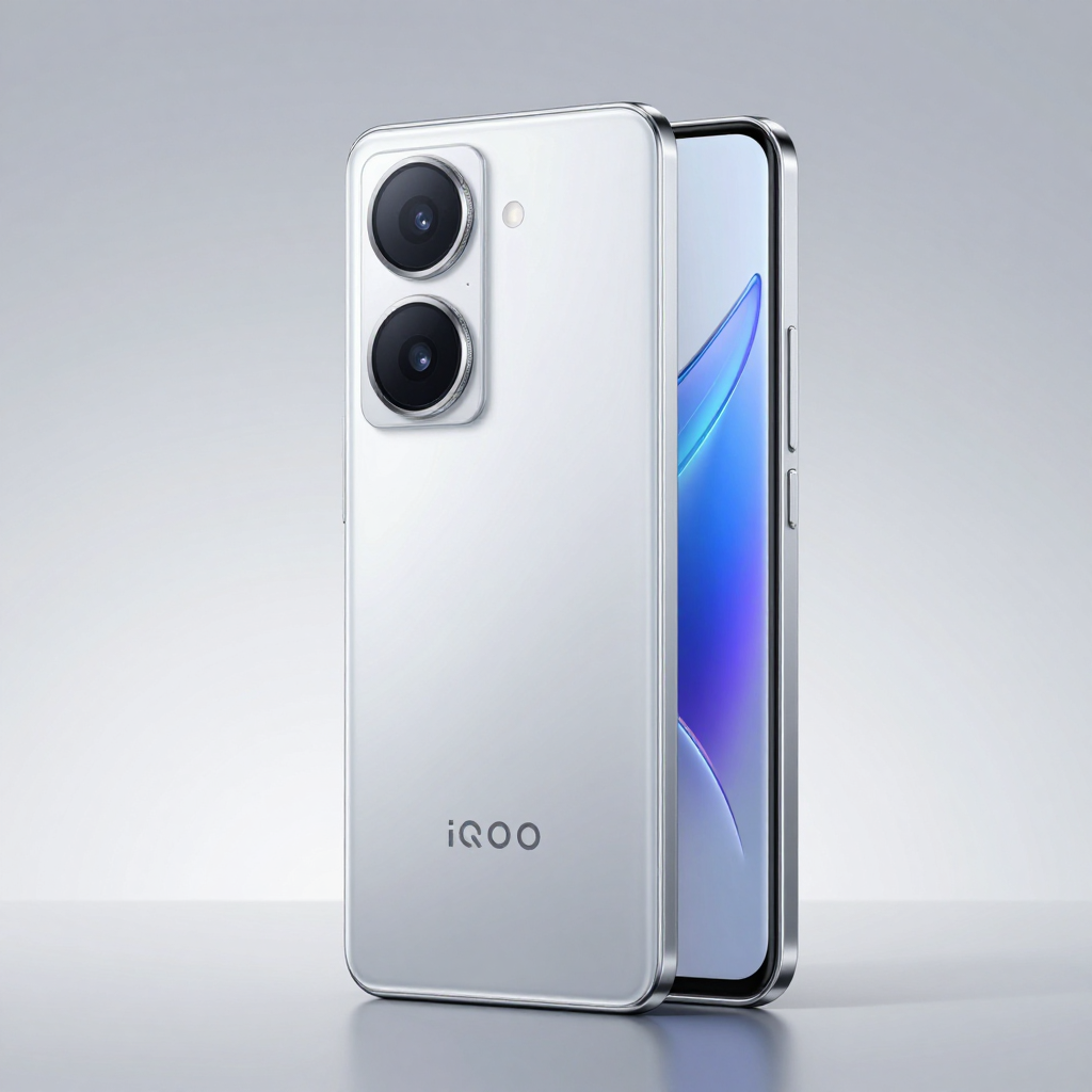 iQOO Neo系列手机游戏场景展示，屏幕显示高帧率游戏画面，背景为暗色调电竞风格