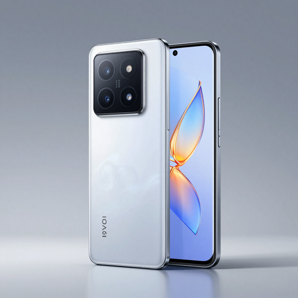 Redmi Note 13 Pro+与iQOO Z8对比图，展示屏幕和机身设计