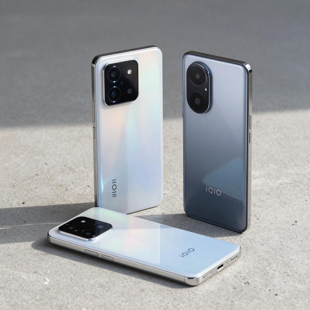 Redmi Note 13 Pro与iQOO Z9外观对比图，展示屏幕与机身设计细节