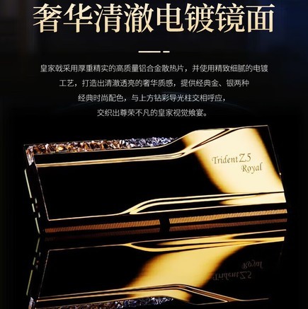 芝奇皇家戟 DDR5 7600 32GB（2×16GB）银色 - 图片 3