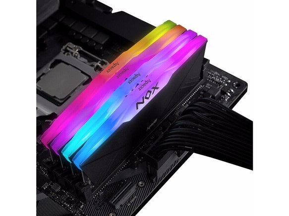 宇瞻暗黑女神NOX DDR4 32GB(2×16GB)3200 RGB灯条 白色