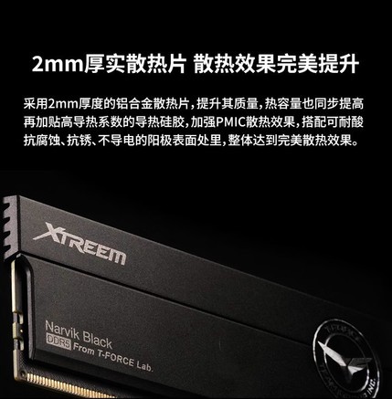 十铨科技XTREEM 32G(16G*2)  DDR5 8000 - 图片 2
