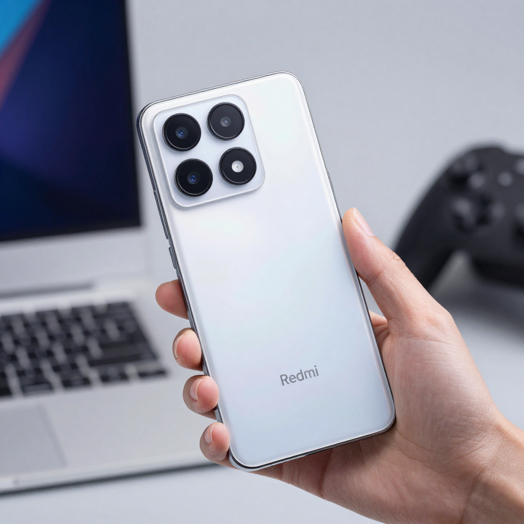 Redmi K70 Ultra游戏场景展示，屏幕显示高帧率画面