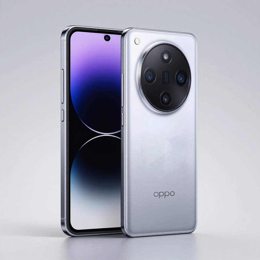 OPPO Find N3系列折叠屏展开与折叠状态对比展示