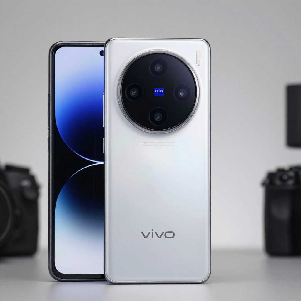 vivo S19拍摄的人像样张展示，突出肤色与虚化效果