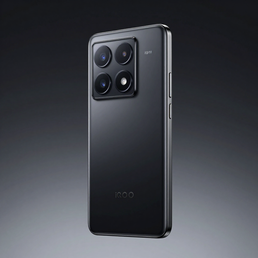 Redmi K70 手机展示其金属中框与屏幕细节