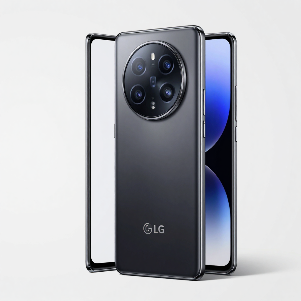 LG 2026 系列手机展示，突出相机模组设计