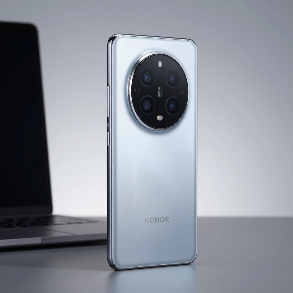 易百年 X7 Pro 手机正面展示，突出直屏设计和简洁外观