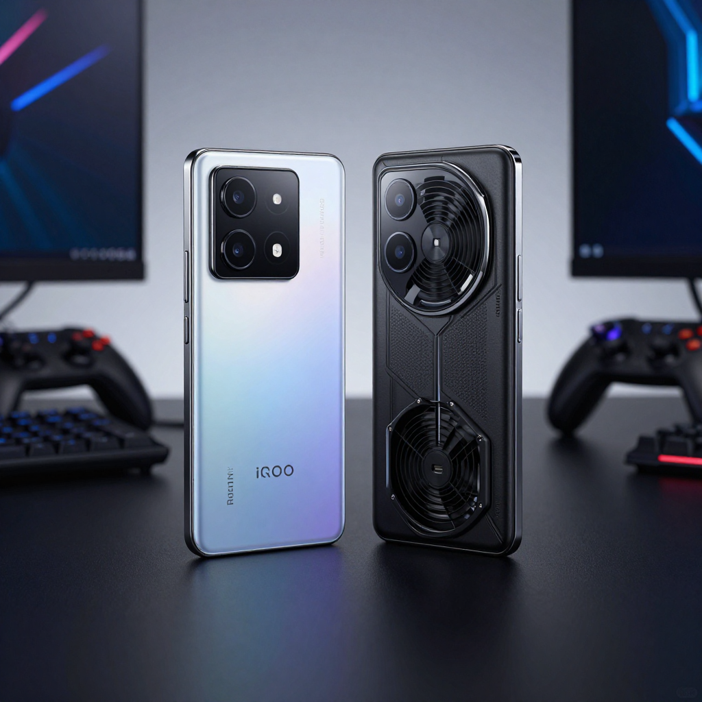 Redmi K70 至尊版与iQOO Z9 Turbo+ 外观对比展示