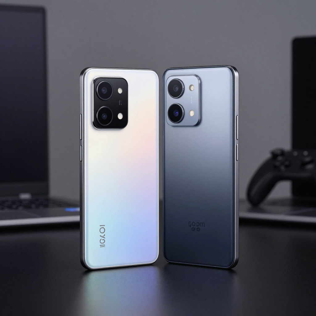 Redmi Note 13 Pro+ 与 iQOO Z9 Turbo 外观对比展示