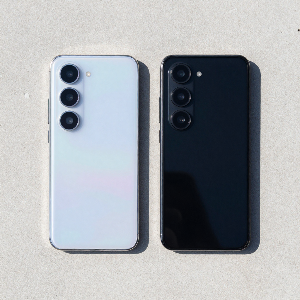 Google Pixel smartphone camera lens close-up detail