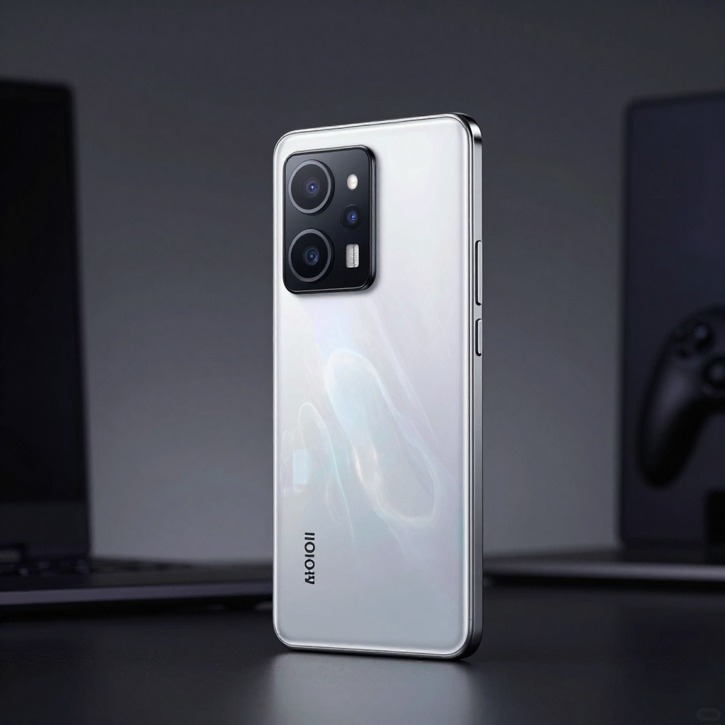 联想拯救者Y90与Redmi K80 Pro对比图，展示屏幕和背部设计